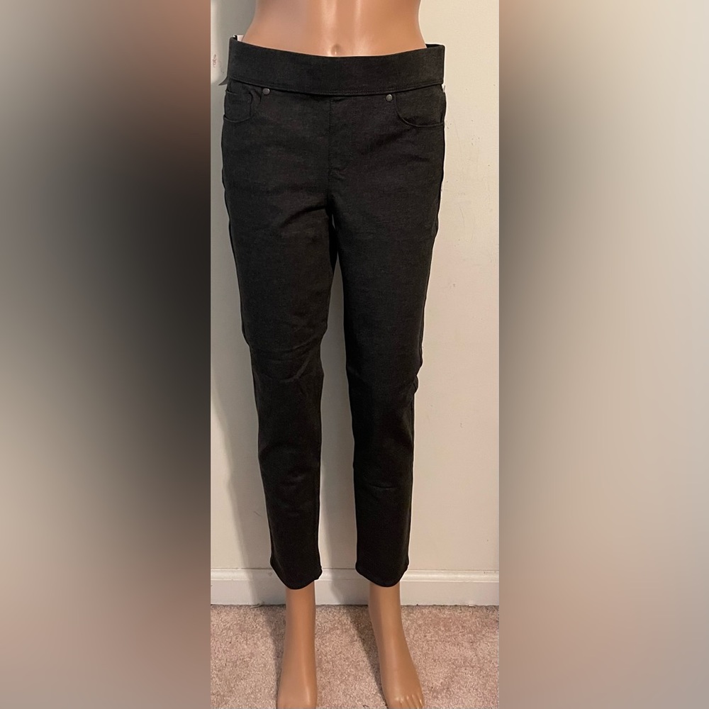 Gloria Vanderbilt dark grey skinny